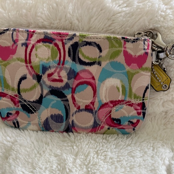 Small Coach wristlet. - Picture 2 of 6